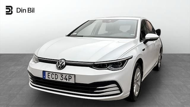 Vit (pure white) Begagnad 2020 VW Golf VII Pro Kombi | 249 900 kr (Lite dyr) - Bild 1/4