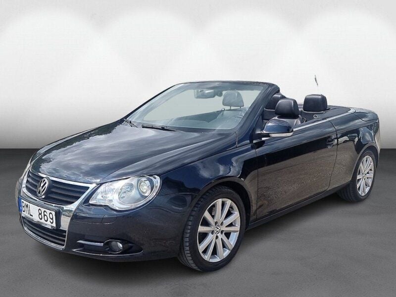 Svart Begagnad 2008 VW Eos Cab | 89 900 kr (Marknadspris) - Bild 1/4