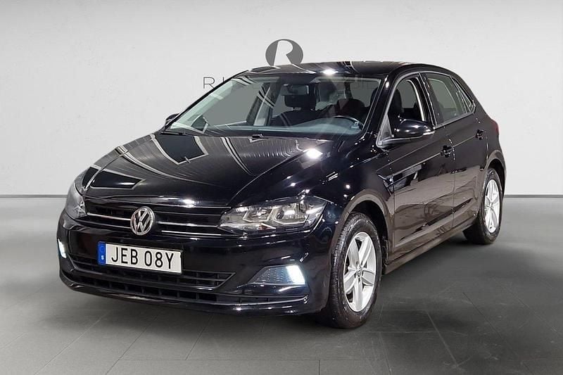 Svart Begagnad 2019 VW Polo Halvkombi | 129 900 kr (Bra pris) - Bild 1/3