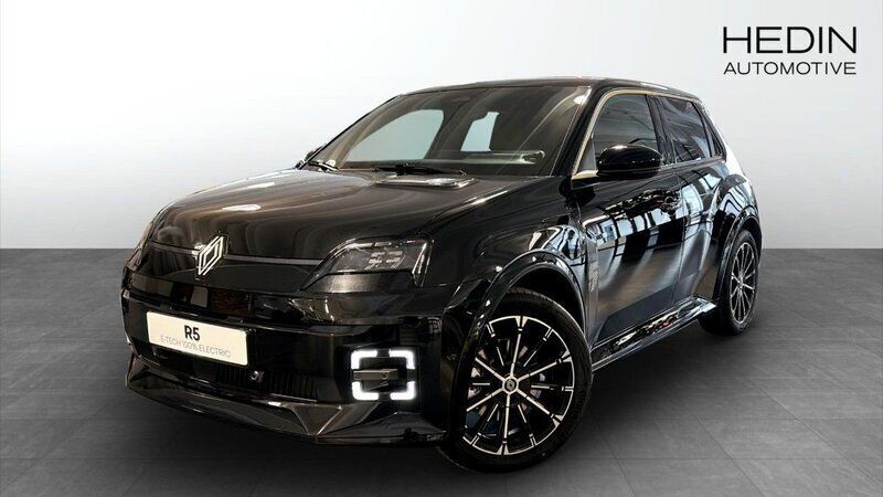 Vit (white) Ny 2025 Renault R5 Iconic Halvkombi | 409 900 kr (Marknadspris) - Bild 1/4