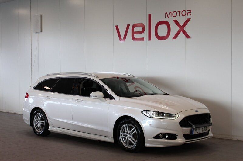 Vit Begagnad 2015 Ford Mondeo Business Edition Kombi | 89 900 kr (Marknadspris) - Bild 1/4