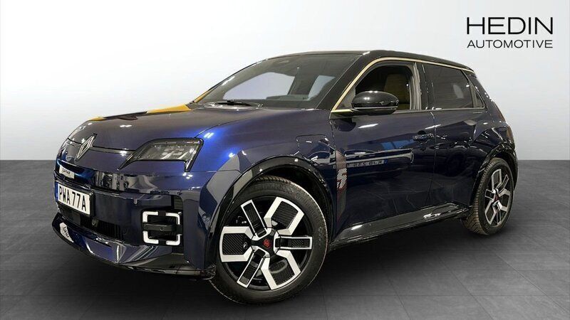 Ny Renault R5 Iconic 110 kW (150 HK) 2025 Blå (blue) Halvkombi