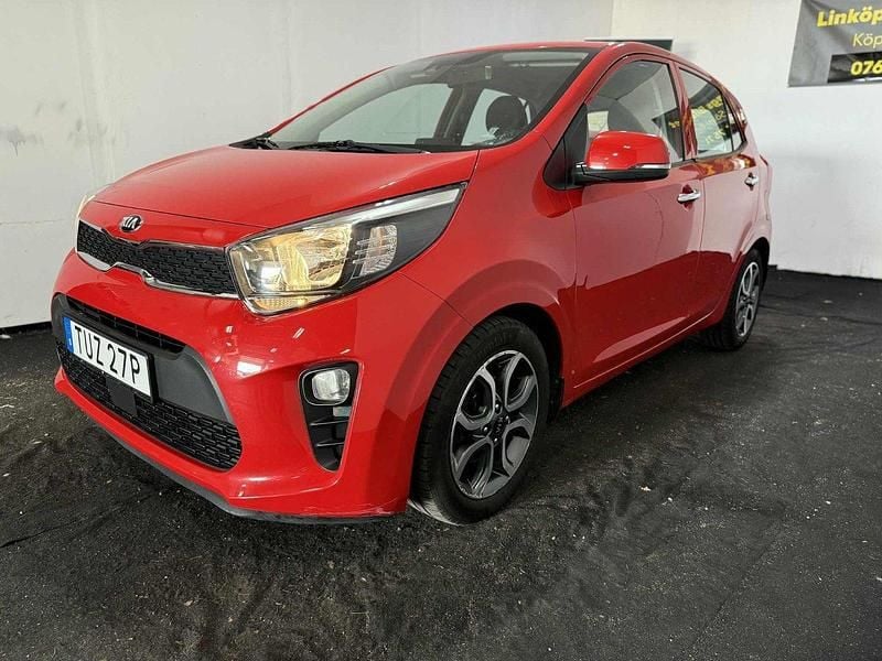 Röd Begagnad 2021 Kia Picanto Advance Halvkombi | 134 900 kr (Marknadspris) - Bild 1/4