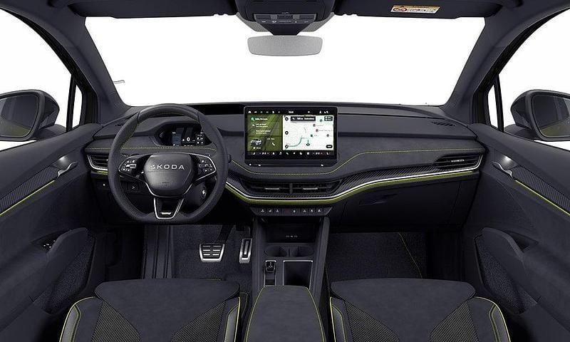 Ny Skoda Enyaq iV RS 250 kW (340 HK) 2026 Grön SUV
