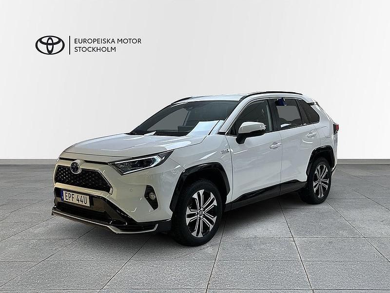 Vit Begagnad 2021 Toyota RAV4 Hybrid Edition SUV | 354 900 kr (Bra pris) - Bild 1/4
