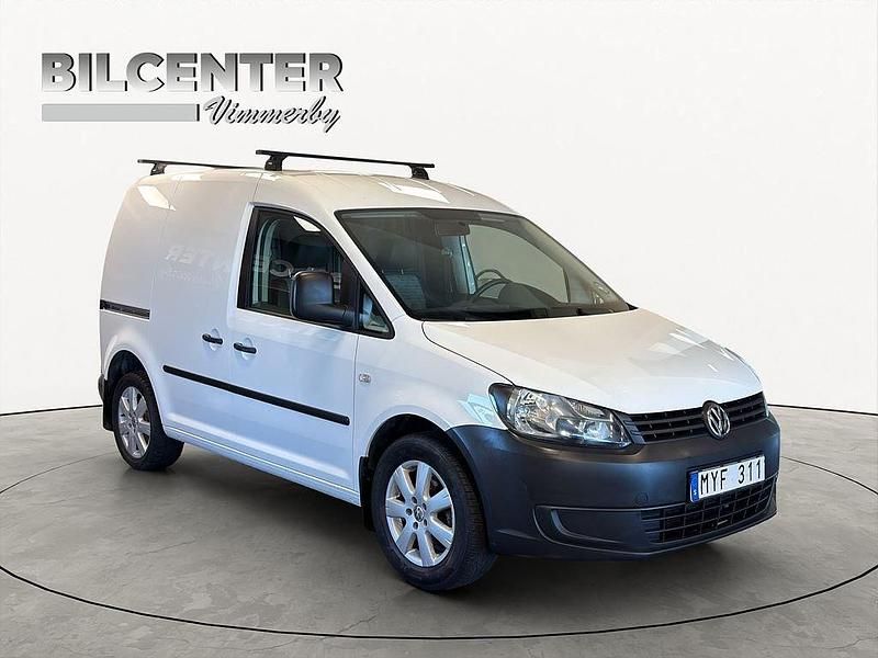 Vit Begagnad 2012 VW Caddy Minibuss | 54 900 kr (Marknadspris) - Bild 1/4