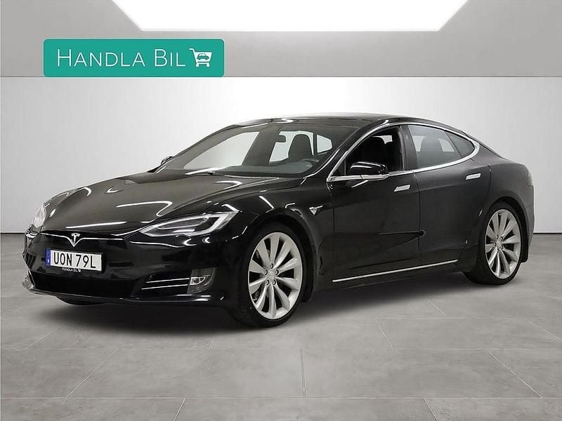 Svart Begagnad 2018 Tesla Model S Halvkombi | 259 900 kr (Marknadspris) - Bild 1/4