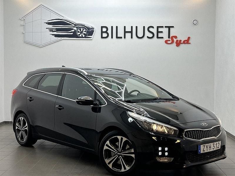 Svart Begagnad 2018 Kia Ceed GT-Line Kombi | 148 500 kr (Lite dyr) - Bild 1/4