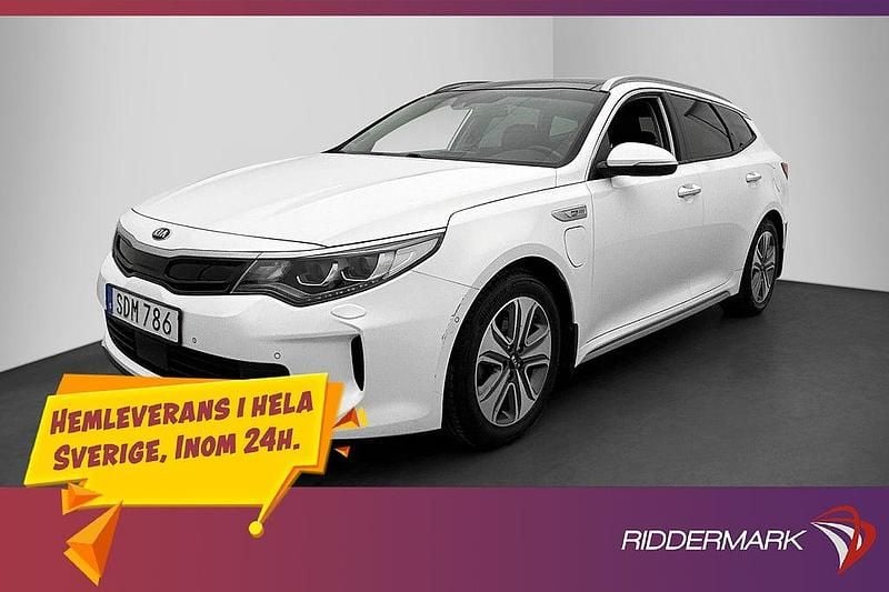 Vit Begagnad 2018 Kia Optima Hybrid Sport Sedan | 169 900 kr (Marknadspris) - Bild 1/3