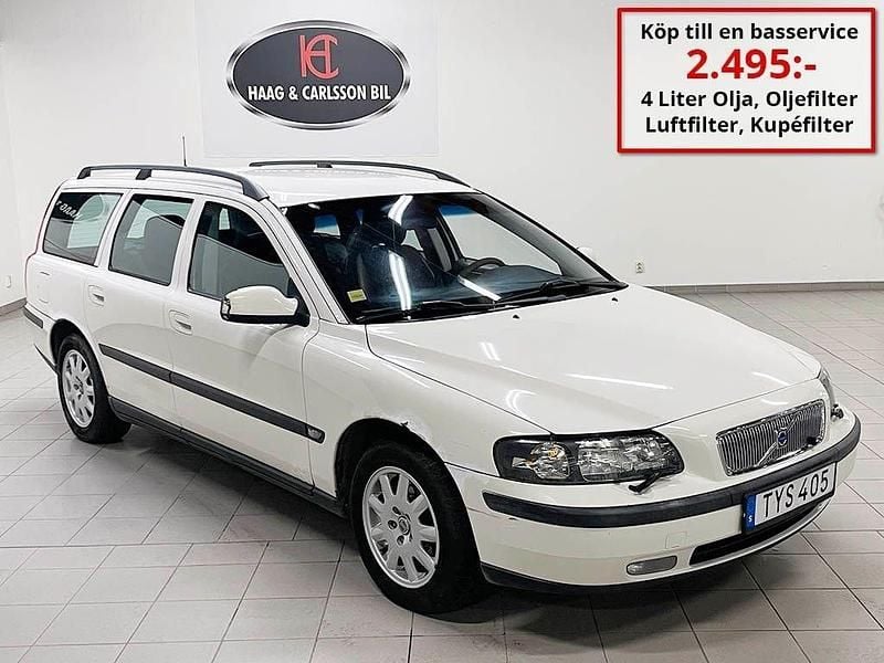 Vit Begagnad 2003 Volvo V70 Kombi | 14 900 kr (Bra pris) - Bild 1/4