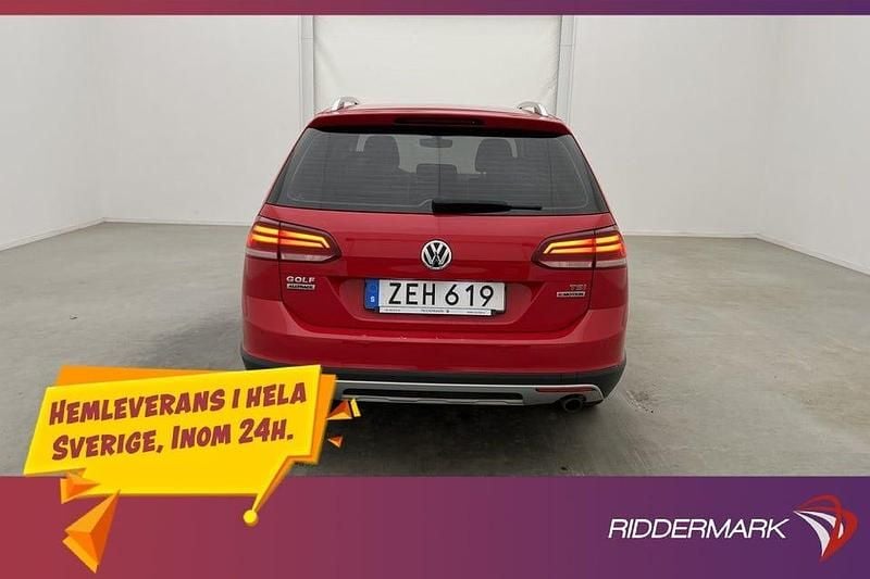 Begagnad VW Golf Alltrack 180 HK (132 kW) 2018 Röd Kombi