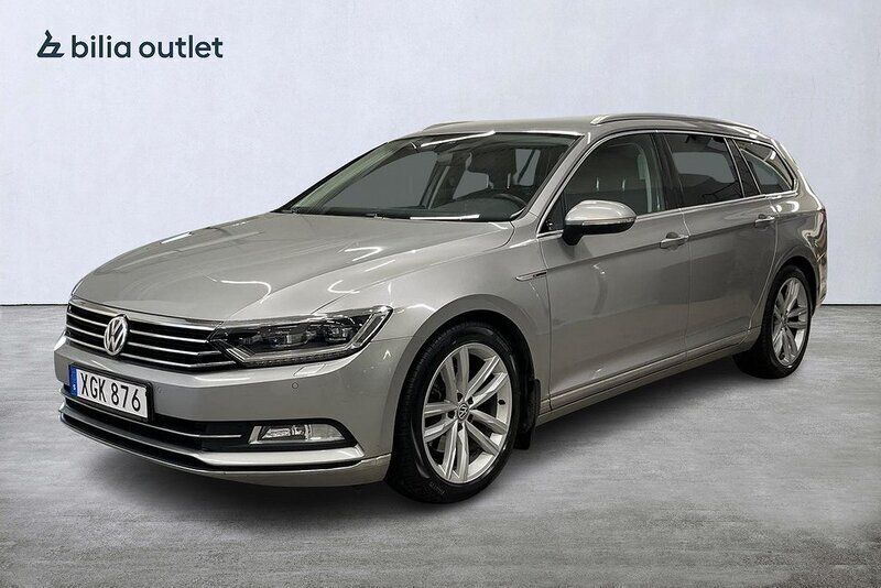 Silver Begagnad 2014 VW Passat GT Kombi | 179 000 kr (Marknadspris) - Bild 1/4