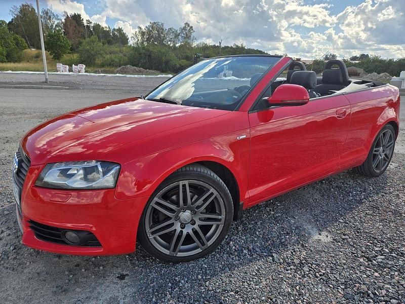 Röd Begagnad 2010 Audi A3 Cabriolet S-Line Cab | 79 000 kr (Marknadspris) - Bild 1/4