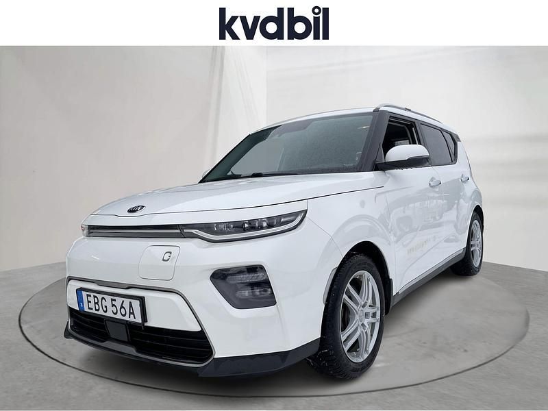 Vit Begagnad 2020 Kia Soul EV Advance SUV | 239 000 kr (Marknadspris) - Bild 1/3