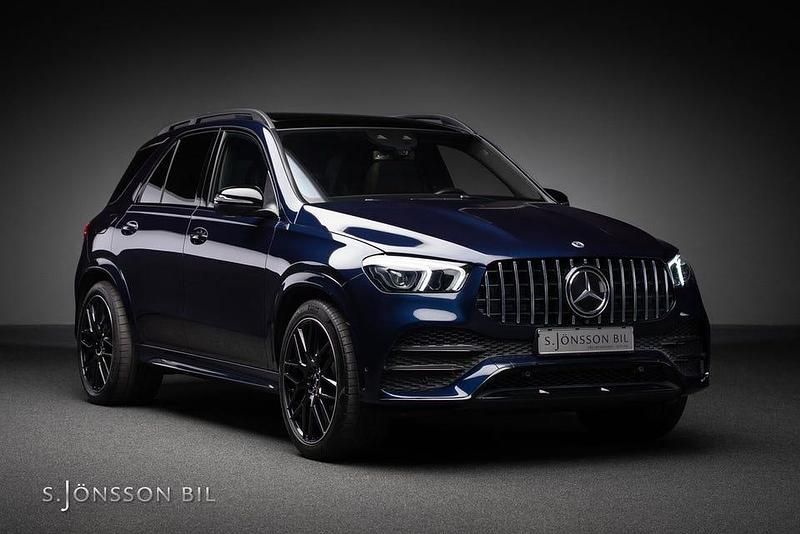 Begagnad Mercedes GLE350 AMG 320 HK (235 kW) 2022 Cavansit blå metallic SUV