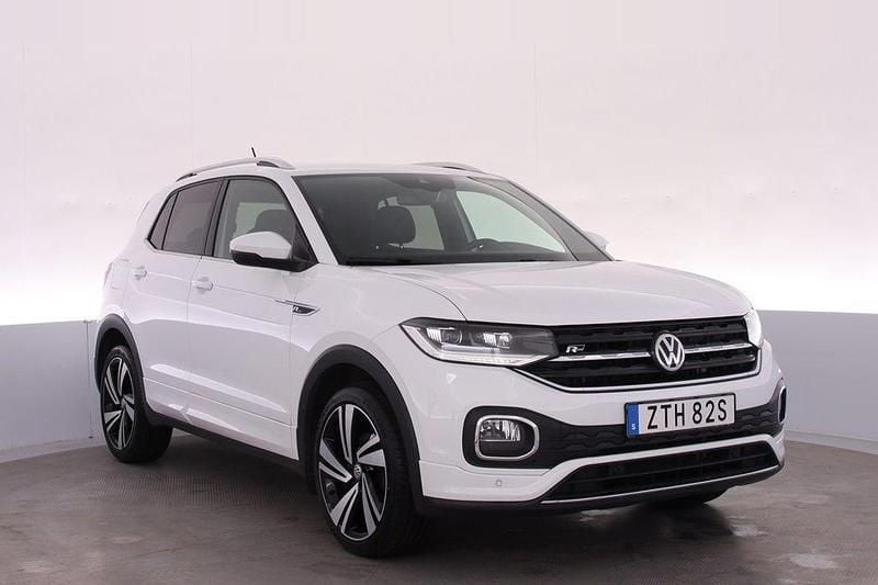 Vit Begagnad 2019 VW T-Cross Beats SUV | 219 000 kr (Lite dyr) - Bild 1/4