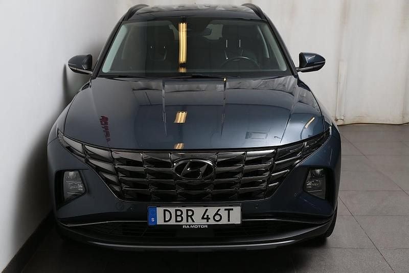 Begagnad Hyundai Tucson Advanced 230 HK (169 kW) 2021 Blå SUV