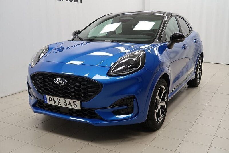 Blå Begagnad 2024 Ford Puma ST-Line SUV | 359 900 kr - Bild 1/4