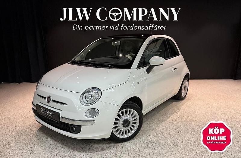 Vit Begagnad 2013 Fiat 500 Lounge Halvkombi | 78 000 kr (Marknadspris) - Bild 1/4