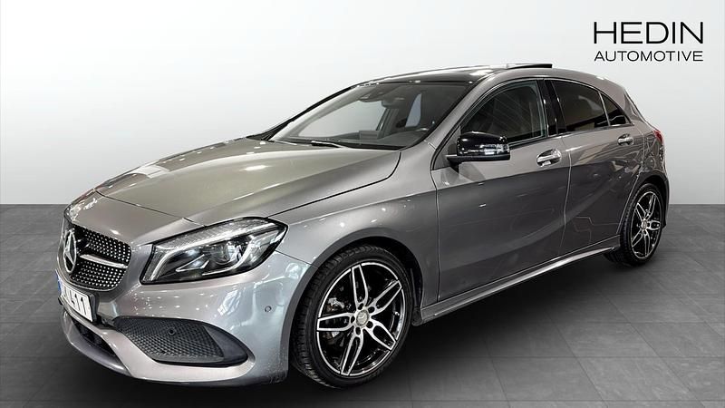Grå Begagnad 2016 Mercedes A180 AMG Kombi | 169 900 kr (Lite dyr) - Bild 1/4