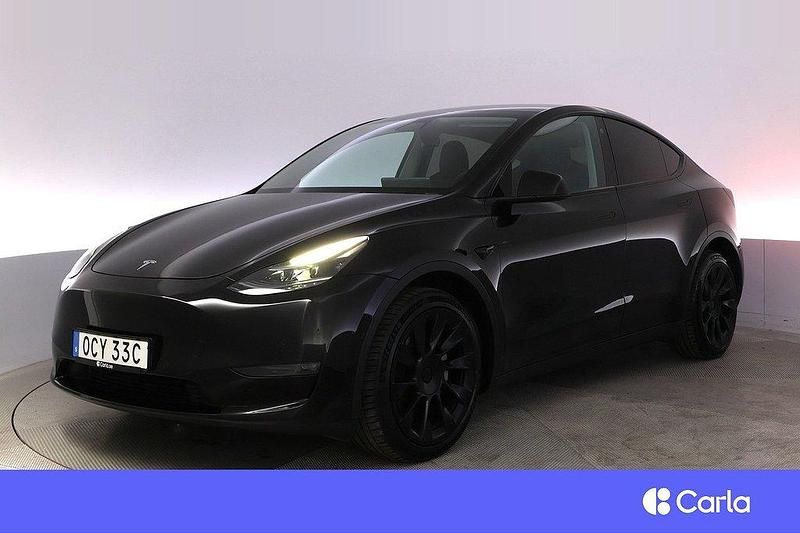 Svart Begagnad 2022 Tesla Model Y Long Range SUV | 369 900 kr - Bild 1/4