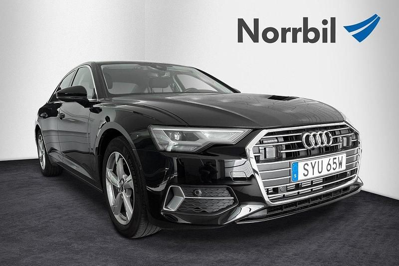 Svart Begagnad 2021 Audi A6 Sedan | 309 000 kr - Bild 1/4