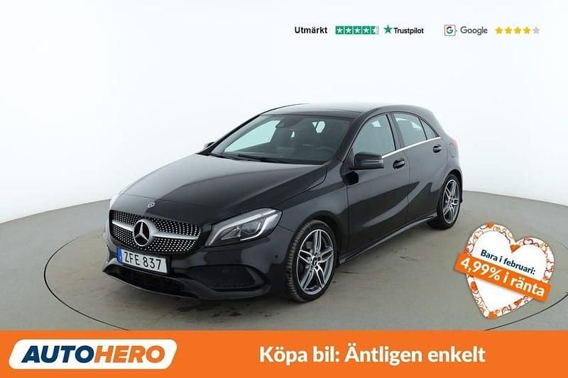 Begagnad Mercedes A180 AMG 110 HK (80 kW) 2018 Svart Sedan