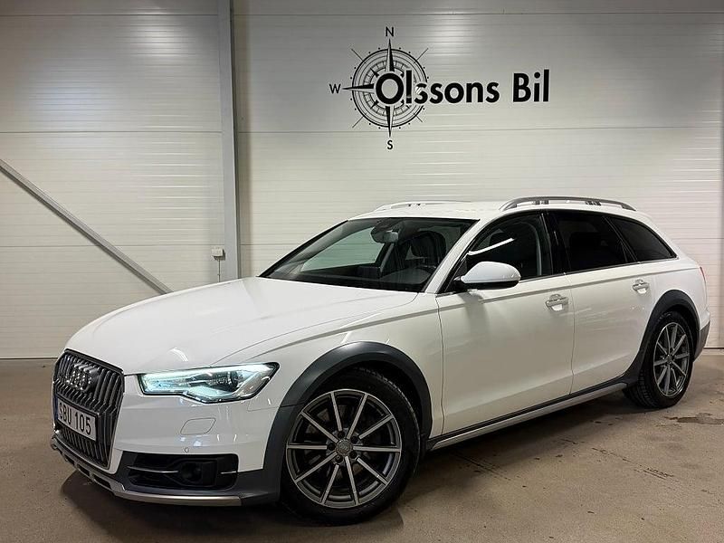 Vit Begagnad 2016 Audi A6 Allroad Kombi | 209 900 kr (Marknadspris) - Bild 1/4