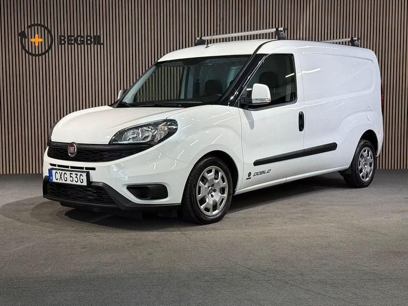 Vit Begagnad 2020 Fiat Doblò Minibuss | 114 900 kr (Bra pris) - Bild 1/4