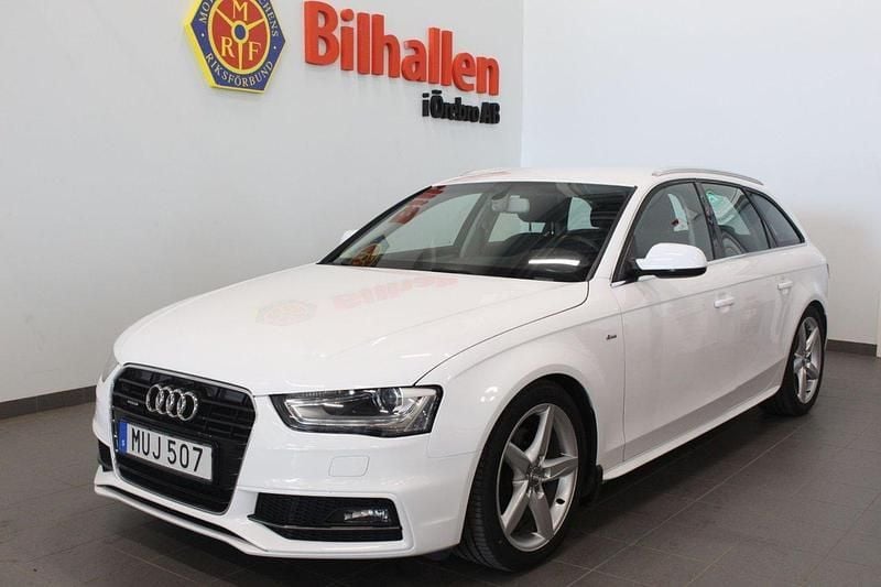 Vit Begagnad 2015 Audi A4 Sport Kombi | 119 900 kr (Marknadspris) - Bild 1/4