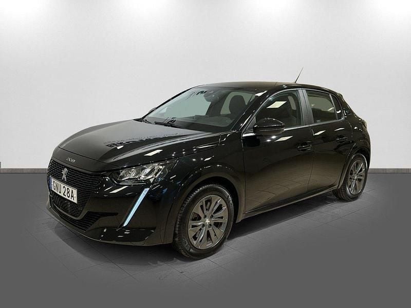 Svart Begagnad 2022 Peugeot e-208 Halvkombi | 179 900 kr (Marknadspris) - Bild 1/4