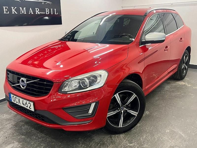 Röd Begagnad 2016 Volvo XC60 R-Design SUV | 144 900 kr - Bild 1/4
