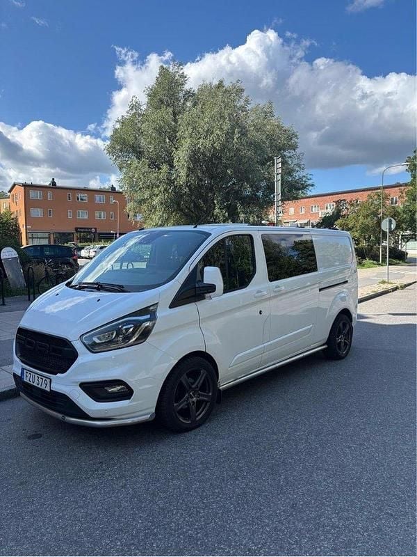 Vit Begagnad 2018 Ford Transit Custom Van | 238 000 kr - Bild 1/4