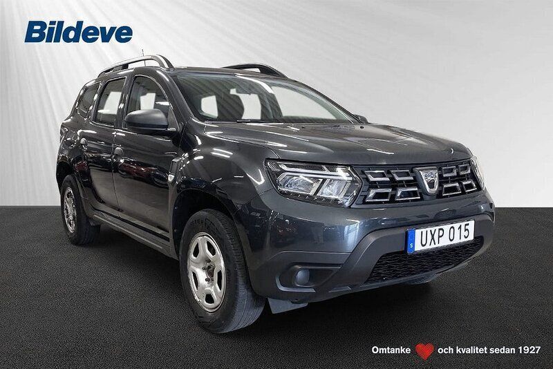 Mörkgrå Begagnad 2021 Dacia Duster Essentiel SUV | 119 900 kr (Marknadspris) - Bild 1/4