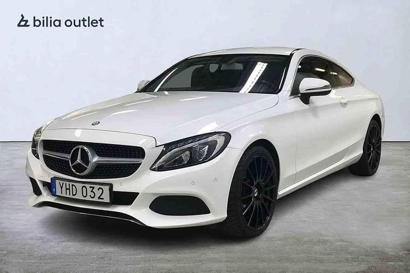 Vit Begagnad 2016 Mercedes C200 Sportkupé | 219 900 kr - Bild 1/1