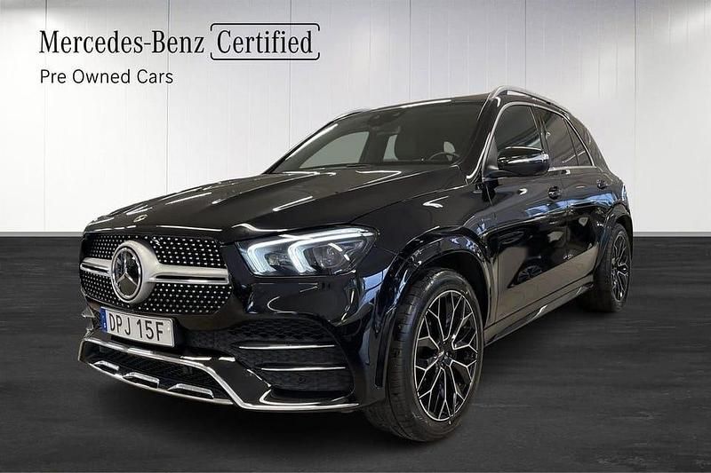 Svart Begagnad 2021 Mercedes GLE350 AMG SUV | 624 900 kr (Marknadspris) - Bild 1/4