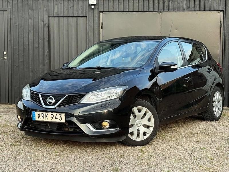 Svart Begagnad 2015 Nissan Pulsar Halvkombi | 49 900 kr (Superpris) - Bild 1/4