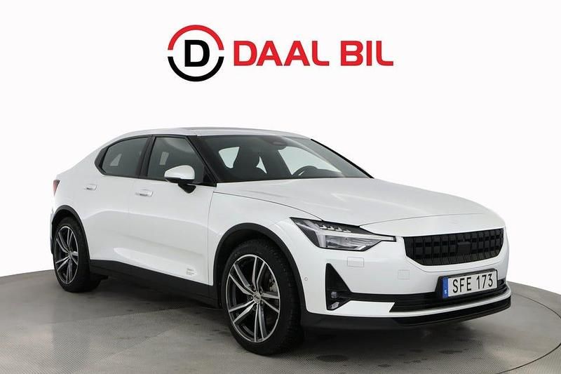 Begagnad Polestar 2 Long Range Dual motor 300 kW (408 HK) 2021 Vit Halvkombi