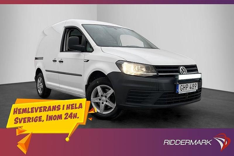 Vit Begagnad 2017 VW Caddy Minibuss | 159 800 kr (Lite dyr) - Bild 1/3