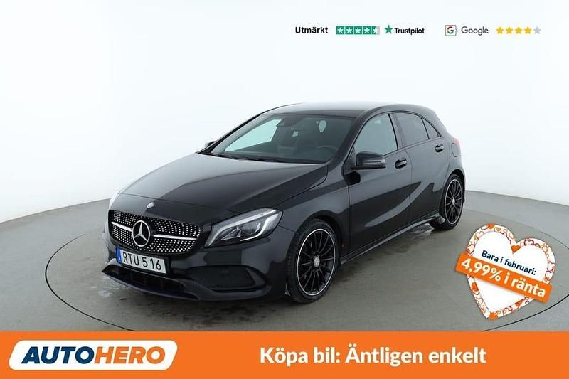 Begagnad Mercedes A180 AMG 124 HK (91 kW) 2015 Svart Halvkombi