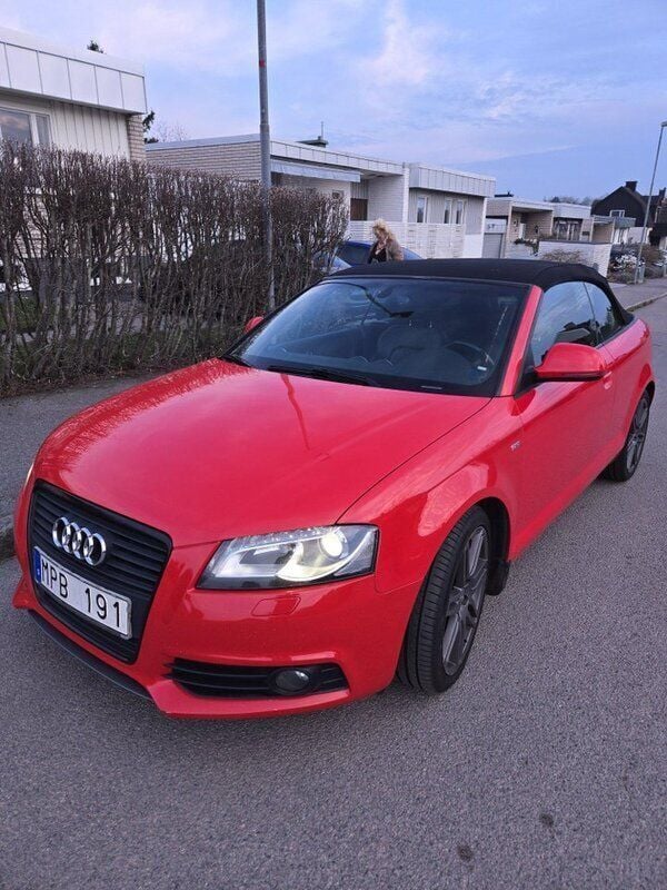 Röd Begagnad 2010 Audi A3 Cabriolet S-Line Cab | 86 000 kr - Bild 1/3