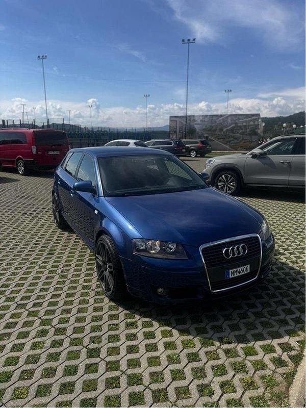 Blå Begagnad 2008 Audi A3 Sportback Exclusive Halvkombi | 54 990 kr (Superpris) - Bild 1/4