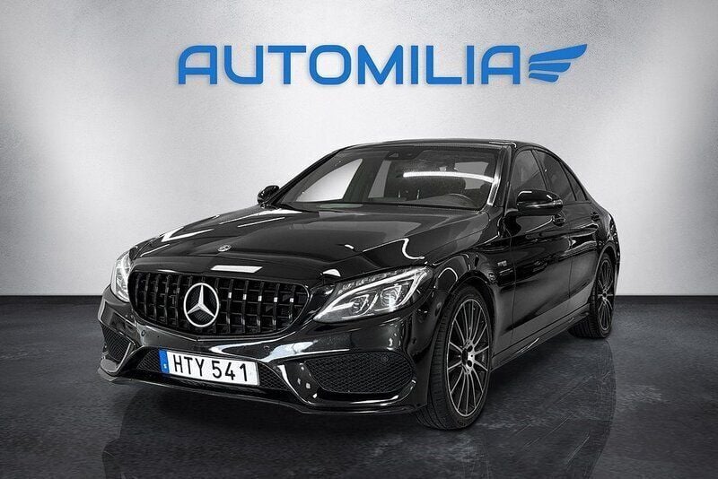 Svart Begagnad 2017 Mercedes C43 AMG AMG line Sedan | 274 900 kr (Bra pris) - Bild 1/4