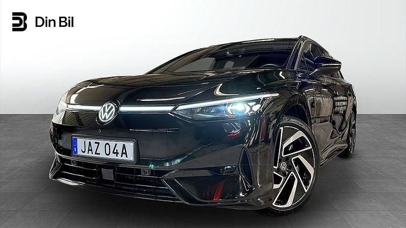 Svart Begagnad 2024 VW ID.7 Pro Kombi | 509 500 kr (Marknadspris) - Bild 1/4