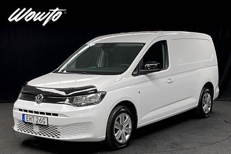Vit Begagnad 2021 VW Caddy Maxi Minibuss | 239 800 kr (Marknadspris) - Bild 1/3