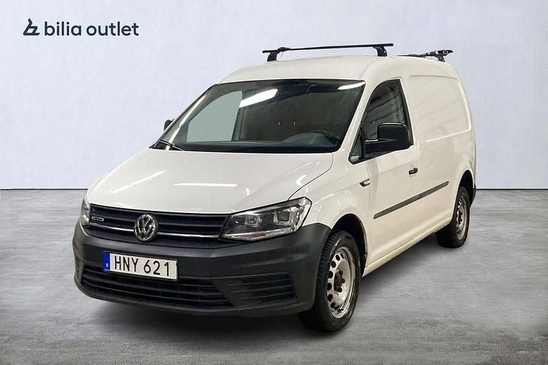 Vit Begagnad 2019 VW Caddy Maxi Minibuss | 169 900 kr (Superpris) - Bild 1/3