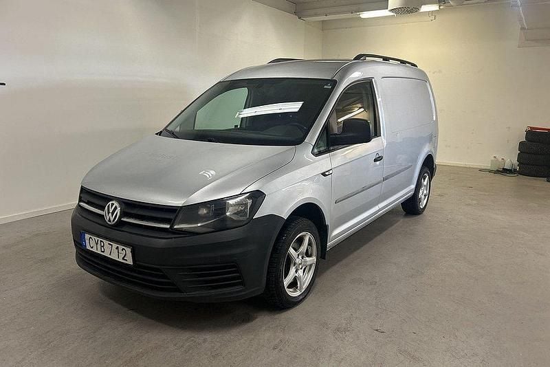 Silver Begagnad 2017 VW Caddy Maxi Minibuss | 149 900 kr (Bra pris) - Bild 1/2