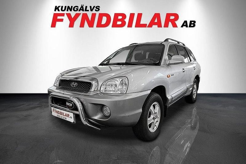 Silver Begagnad 2003 Hyundai Santa Fe SUV | 14 900 kr (Marknadspris) - Bild 1/3