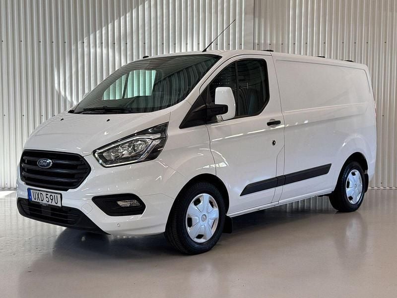 Vit Begagnad 2019 Ford Transit Custom Van | 199 900 kr (Bra pris) - Bild 1/4