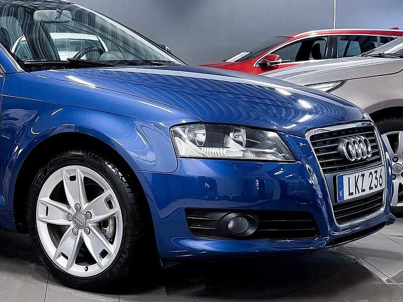 Begagnad Audi A3 Sportback 140 HK (102 kW) 2008 Blå Halvkombi